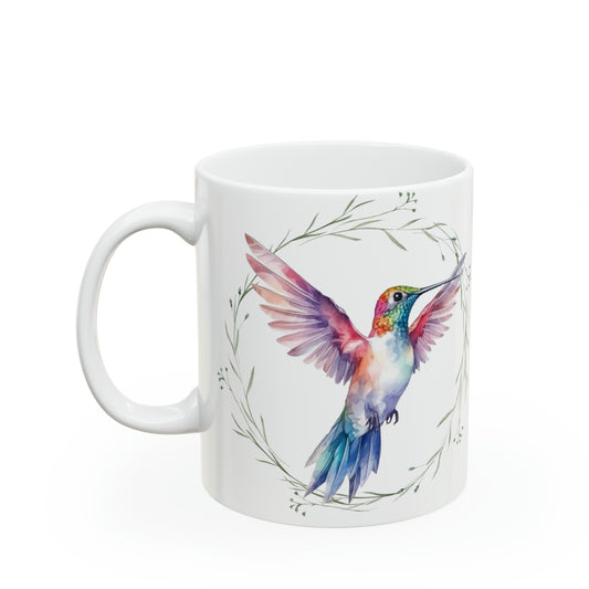 Beautiful Hummingbird Ceramic Mug 11oz